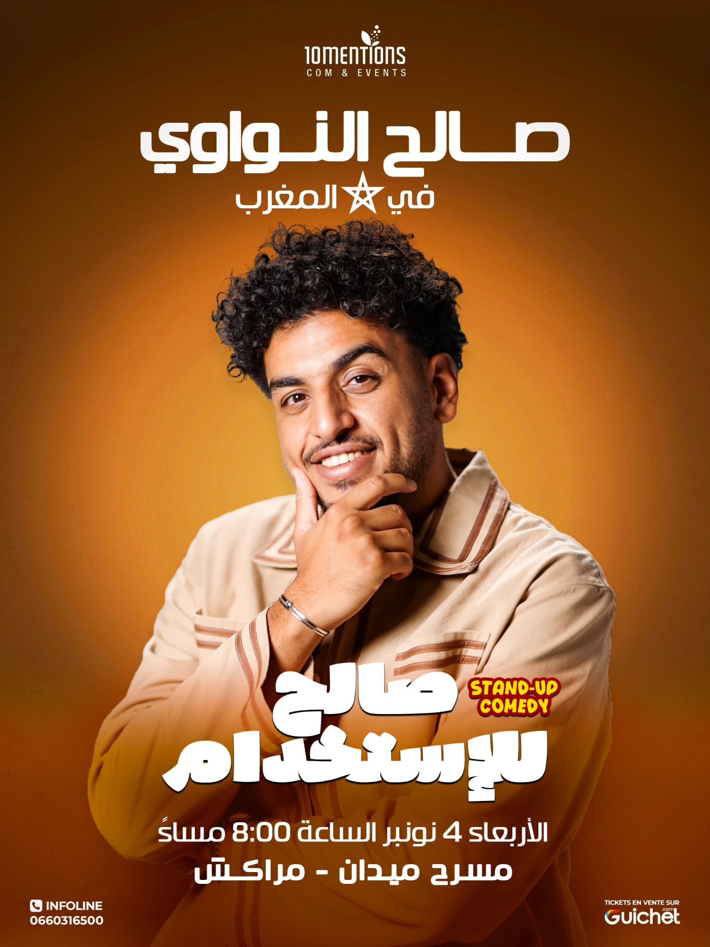 Saleh Annouawi – Stand-up Comedy à Marrakech